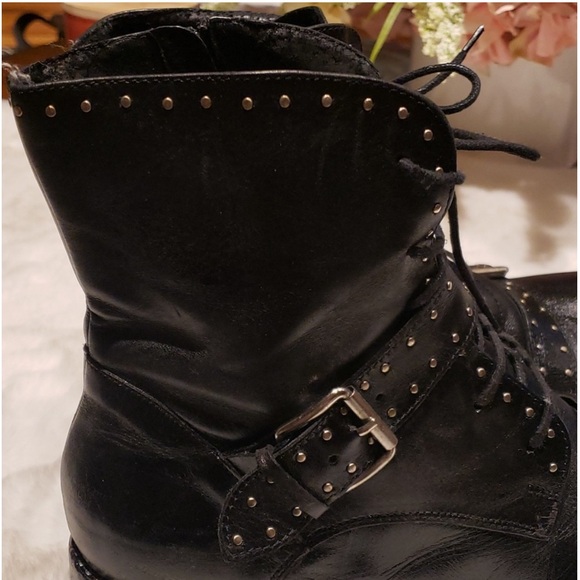 GUC Napoleoni Studded Combat Boots - Picture 7 of 16